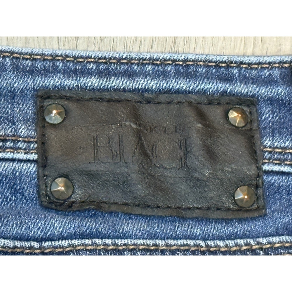 Buckle Black Fit No. 53 Skinny Jeans Women Size 34x32 Blue Denim Stretch Casual - Picture 10 of 12